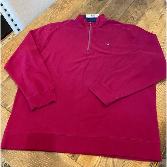 Vineyard Vines Other - Vineyard Vines Mens Pullover, Size XXL,  Beet Red/Navy